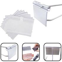 Kit Porta Etiqueta Expositor Acrílico Precificação De Loja - 100 Unidades Kit Porta Etiqueta Expositor Acrílico Precificação De Loja - 100 Unidades