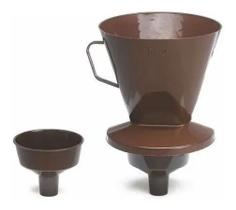 Kit Porta Filtro+adaptador Para Garrafa Térmica Para Café