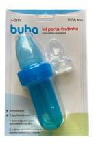 Kit Porta Frutinha E Colher Dosadora Buba Azul