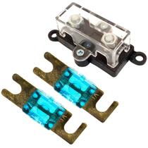 Kit Porta Fusível Caixa Acrílico Midi Universal Pequeno e Fusíveis Mini Faca Solar Ouro Modelo Anl Tecnoise Distribuidor Kit Porta Fusível Caixa Acrílico Midi Universal Pequeno e Fusíveis Mini Faca Solar Ouro Modelo Anl Tecnoise Distribuidor