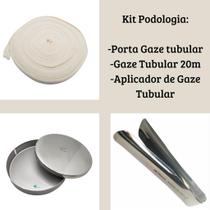 KIT Porta Gaze Tubular + Gaze Tubular 20m + Aplicador Gaze