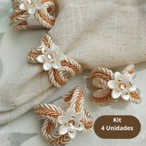 Kit Porta Guardanapo Anel Mesa Posta