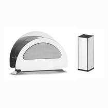 Kit Porta Guardanapo e Paliteiro Tramontina Service em Aço Inox