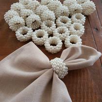 Kit porta Guardanapo mesa posta natal ouriço de perolas 4 un