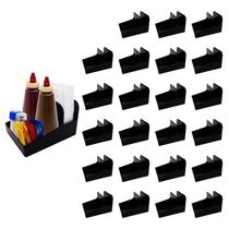 Kit Porta Guardanapo Para Lanchonete 24pçs Com Compartimento Kit Porta Guardanapo Para Lanchonete 24pçs Com Compartimento
