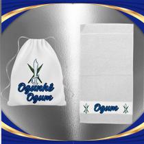 Kit Porta Guia e Tolha de Rosto Orixá Ogum - Umbanda Candomblé Kit Porta Guia e Tolha de Rosto Orixá Ogum - Umbanda Candomblé