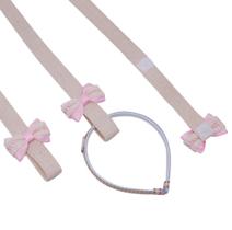 Kit porta laços + laços + Tiara