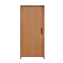 Kit Porta Lisa Padrão Imbuia 62x2.10 Batente Ecológico 11cm Fechadura Stam Lado Esquerdo - Hale Kit Porta Lisa Padrão Imbuia 62x2.10 Batente Ecológico 11cm Fechadura Stam Lado Esquerdo - Hale
