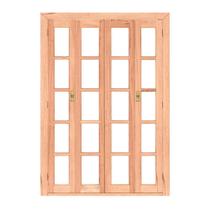 Kit Porta Madeira Cm Vidro Quadriculado Pe641 213x160x12cm