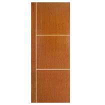 Kit Porta Madeira Frisada 4000 - 70x210 + Trilho Correr 1,40 Natural + Brinde - 319402915 + KT725