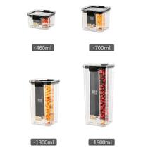 Kit Porta Mantimentos Hermético de Plástico 4 peças Kit Porta Mantimentos Hermético de Plástico 4 peças