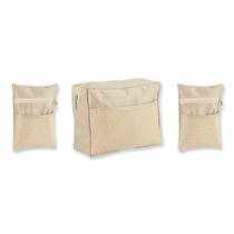 Kit Porta Objetos Baú Moto Acessório Bolsinhas Scooter