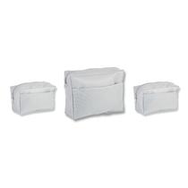 Kit Porta Objetos Baú Moto Acessório Bolsinhas Scooter