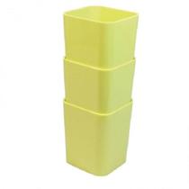 Kit Porta Objetos Multi-Uso Verde Pistache - Dello Kit Porta Objetos Multi-Uso Verde Pistache - Dello