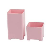 Kit porta objetos rosa pastel c/02un maxcril