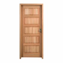Kit Porta Pronta Maciça 214x89cm Eucalipto Esquerda Pp01 Cruzeiro Portas