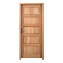 Kit Porta Pronta Maciça de Eucalipto 214cmx87x14cm PP01 Abertura Direita Cruzeiro Portas