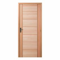 Kit Porta Pronta Maciça de Eucalipto 214x87x14cm PM58 Quartier Abertura Direita Cruzeiro Portas