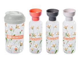 Kit Porta Sabão Amaciante Alvejante Com Tampa Dosadora 4 Un