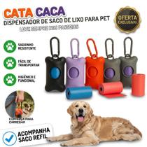 Kit Porta Saquinho Pet Cata Caca com Refil Coletor de Fezes Kit Porta Saquinho Pet Cata Caca com Refil Coletor de Fezes