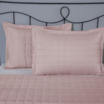 KIT Porta Travesseiro Matelado Soft 2 Peças 70cm x 50cm 100 Poliéster Rosê KIT Porta Travesseiro Matelado Soft 2 Peças 70cm x 50cm 100 Poliéster Rosê