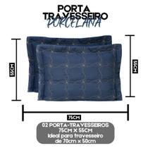 Kit Porta Travesseiro Percal 180 Fios Algodão 02 Peças Toque Macio Diversas Estampas Capa Fronha Travesseiro