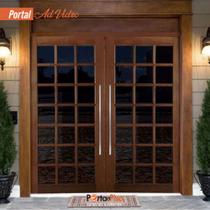 Kit Portal Duplo AD Vidros Mapaf