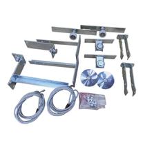 Kit Portão Basculante de Alumínio Natural 4 Polegadas JOCEC