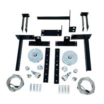 Kit Portão Basculante de Alumínio Preto 4 Polegadas JOCEC