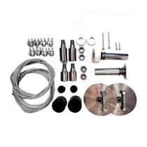 Kit Portão Basculante N.2 Completo Rolamento Nylom 48mm