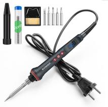 Kit portátil 90W LED Digital Soldering Iron Kit 110V/220V Te