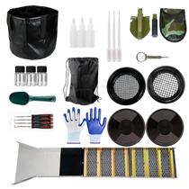 Kit Portátil de Peneira Dobrável de 127 cm DZQ para Garimpo de Ouro Kit Portátil de Peneira Dobrável de 127 cm DZQ para Garimpo de Ouro