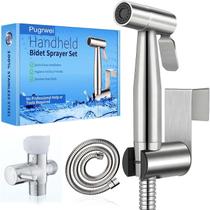 Kit portátil de vaso sanitário de aço inoxidável Pugrwei para bidê