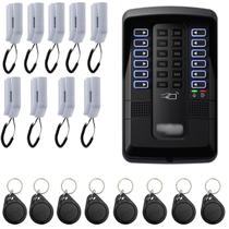 Kit Porteiro 9 Pontos Coletivo Interfone 10 Chaveiros Tags Apartamentos Predial Intelbras Kit Porteiro 9 Pontos Coletivo Interfone 10 Chaveiros Tags Apartamentos Predial Intelbras