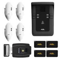 Kit porteiro coletivo 4 pontos s500 + al100 + tag agl Kit porteiro coletivo 4 pontos s500 + al100 + tag agl