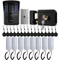 Kit Porteiro Coletivo Collective 8, 8 Interfones, Fechadura e 16 Tags RFID