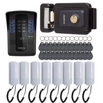 Kit Porteiro Coletivo Collective 8, 8 Interfones, Fechadura e 24 Tags RFID Kit Porteiro Coletivo Collective 8, 8 Interfones, Fechadura e 24 Tags RFID