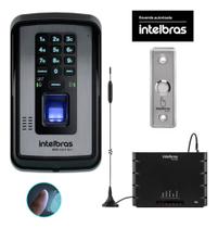 Kit Porteiro Coletivo com Biometria Intelbras XPE 1013 BIO e Comunicação Celular 3G