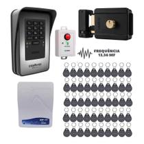 Kit Porteiro Coletivo Condominial Intelbras: XPE 1013 PLUS ID + 50 Chaveiros + Fechadura FX 500 Kit Porteiro Coletivo Condominial Intelbras: XPE 1013 PLUS ID + 50 Chaveiros + Fechadura FX 500