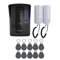 Kit Porteiro Coletivo Intelbras Collective 2i: 2 Pontos, Interfones e 6 Tags RFID p/ Condomínio