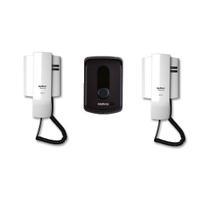 Kit Porteiro Eletrônico com 2 Interfones IPR 8010 Intelbras