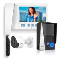 Kit Porteiro Eletrônico Hdl C/ Câmera Auxiliar Hd Visão Noturna Advance