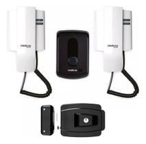 Kit Porteiro Eletrônico Intelbras IPR 8010 Fechadura AGL Reversível 12V Interfone Residencial Completo Kit Porteiro Eletrônico Intelbras IPR 8010 Fechadura AGL Reversível 12V Interfone Residencial Completo
