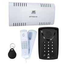 Kit Porteiro Eletrônico Optymus 66, Teclado Numérico com 40 interfones e 80 Tags de Proximidade Kit Porteiro Eletrônico Optymus 66, Teclado Numérico com 40 interfones e 80 Tags de Proximidade