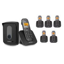 Kit Porteiro Eletrônico Sem Fio + 5 Ramais TIS 5010 Intelbras Kit Porteiro Eletrônico Sem Fio + 5 Ramais TIS 5010 Intelbras