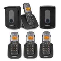 Kit Porteiro Eletrônico Sem Fio TIS 5010 + 1 Placa Externa + 3 Ramais Intelbras Kit Porteiro Eletrônico Sem Fio TIS 5010 + 1 Placa Externa + 3 Ramais Intelbras