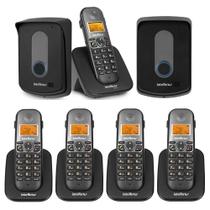 Kit Porteiro Eletrônico Sem Fio TIS 5010 + 1 Placa Externa + 4 Ramais Intelbras Kit Porteiro Eletrônico Sem Fio TIS 5010 + 1 Placa Externa + 4 Ramais Intelbras