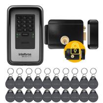 Kit Porteiro Intelbras XPE 1013 Plus ID + 20 Chaveiros RFID + Fechadura F101 JFL Kit Porteiro Intelbras XPE 1013 Plus ID + 20 Chaveiros RFID + Fechadura F101 JFL