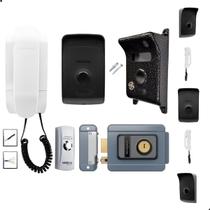 Kit Porteiro Interfone Residencial IPR 1010 Intelbras Fechadura e Botão de Saida Inclusos