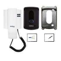 Kit Porteiro Residencial IPR 8010 Intelbras cabo e Protetor